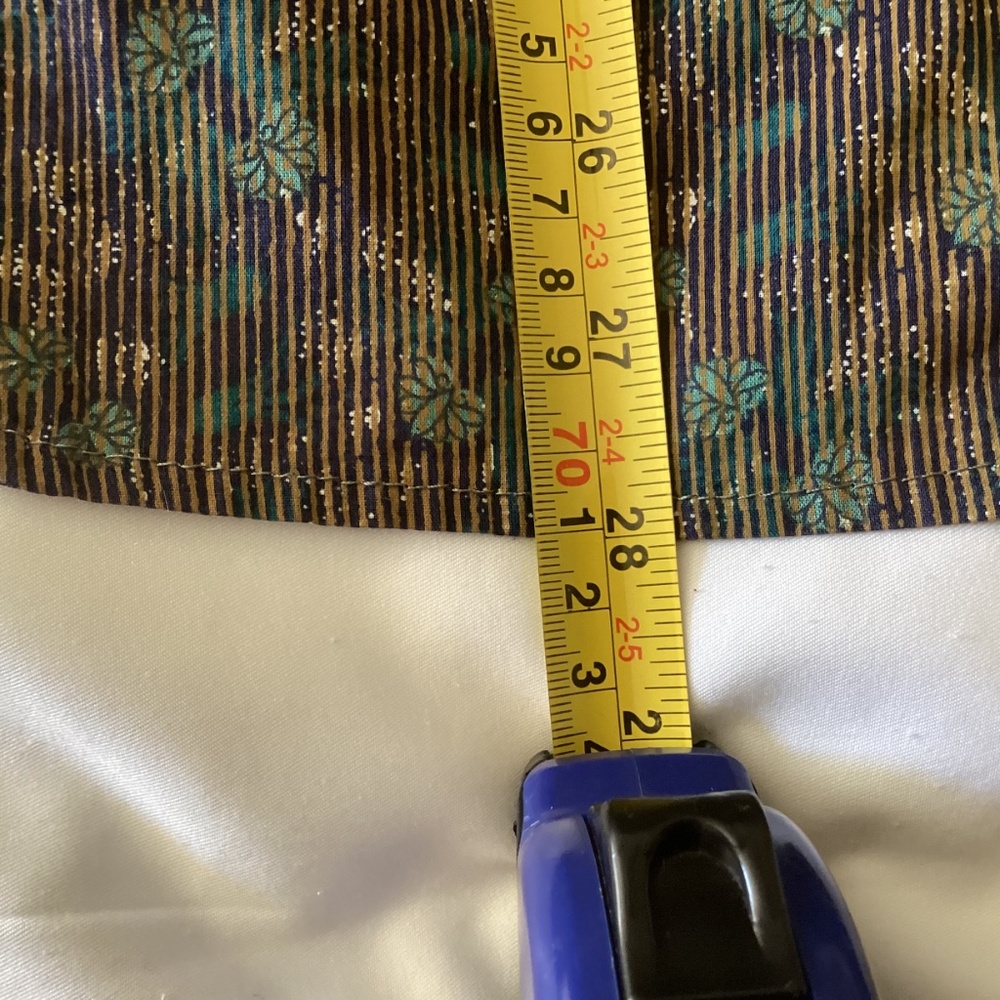 Women’s ROYAL ROBBINS LONG SLEEVE BUTTON UP SHIRT STRIPED W/ INSECT PATTERN XL - Picture 7 of 9